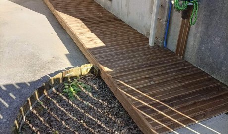 Pose d'une terrasse bois Près de Saint Maixent l'Ecole